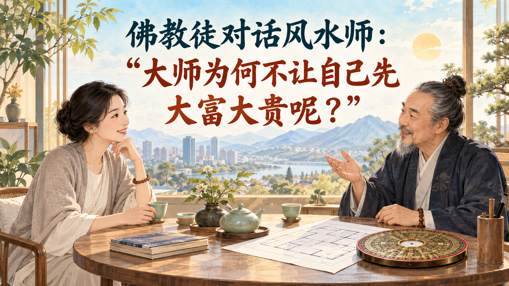 佛教徒对话风水师：“大师为何不让自己先大富大贵呢？”-图片1