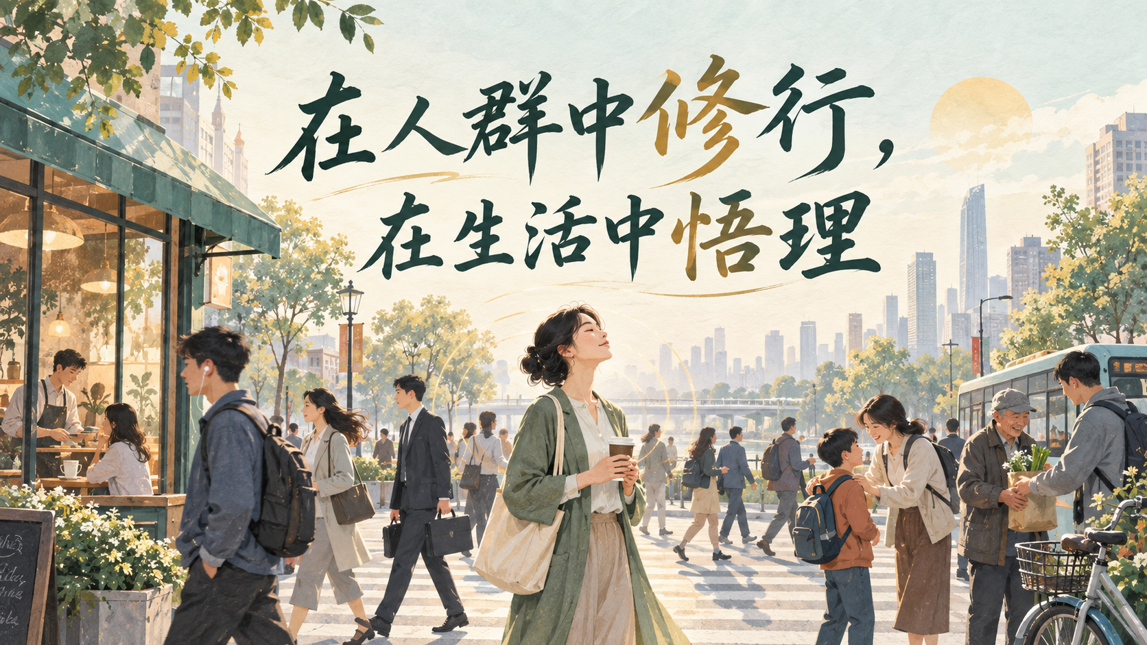 在人群中修行，在生活中悟理