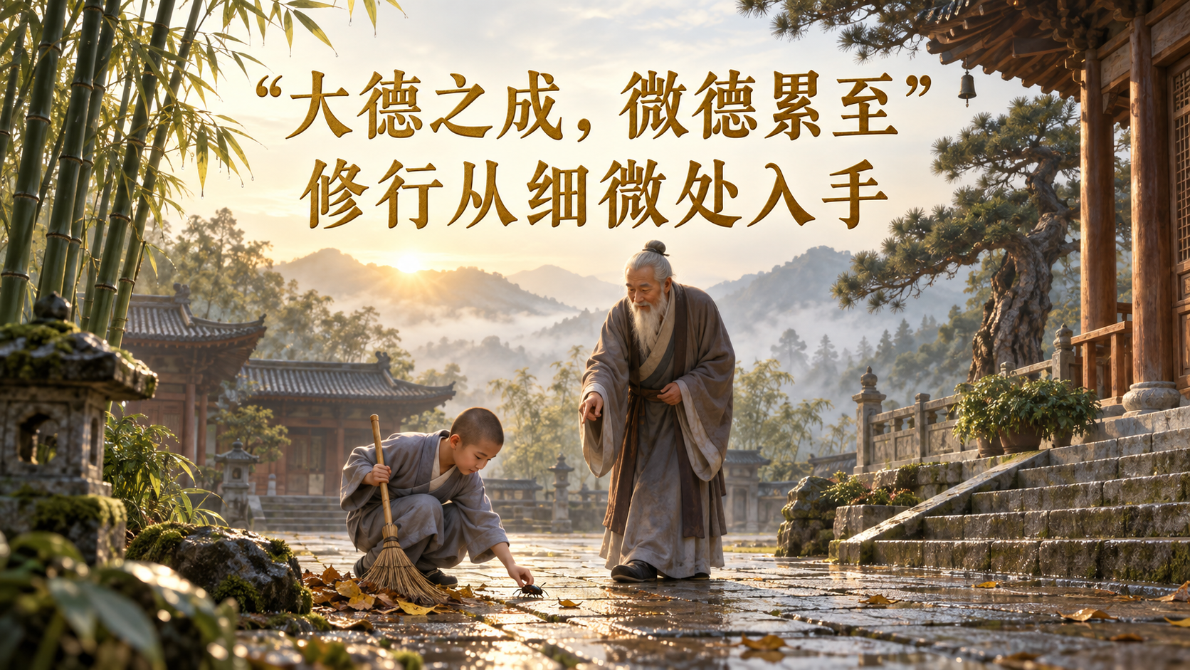 “大德之成，微德累至”修行从细微处入手-图片1