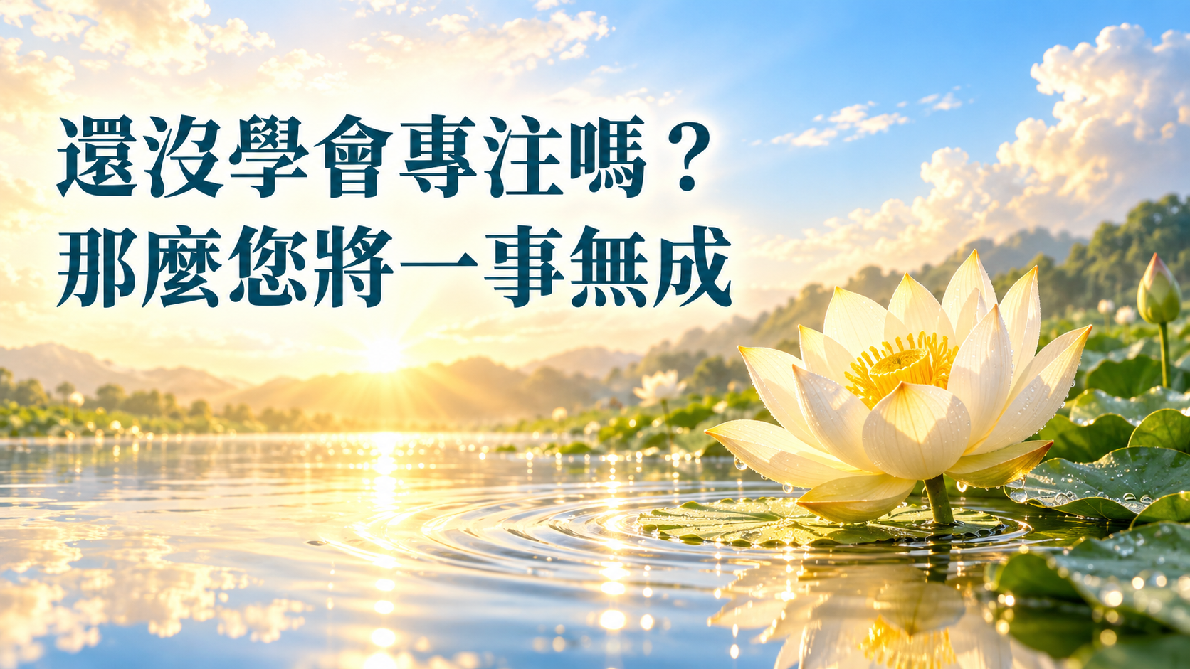 还没学会专注吗？您将一事无成-图片1